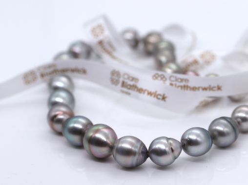 A Tahitian Cultured Pearl Necklace 